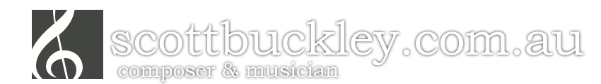 Scott Buckley >> Composer, Arranger & Producer