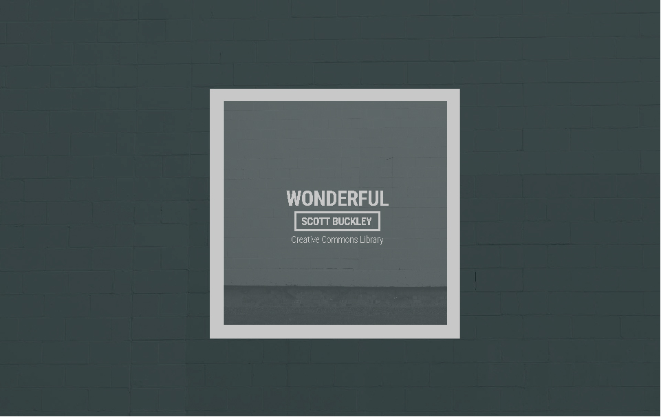 Wonderful scott buckley creative commons music library