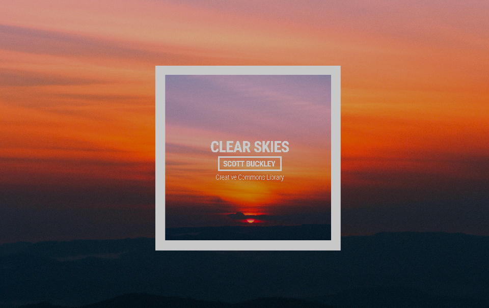 Clear Skies - Scott Buckley - Creative Commons Music Library